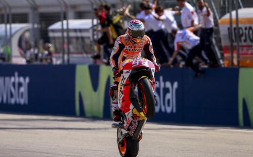 Márquez, más cerca del título con su victoria en Aragón