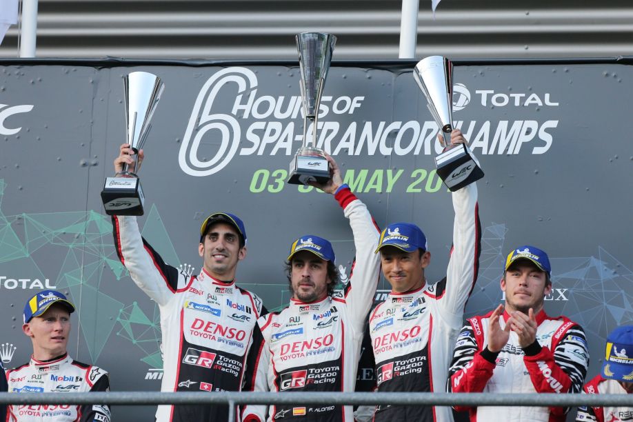 Victoria de Fernando Alonso y doblete de Toyota en las 6 Horas de Spa-Francorchamps