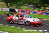 Mauricio Roque dominó la jornada al clasificar primero en su Porsche.