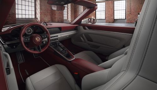 Nuevo interior de cuero bitono para el Porsche 911