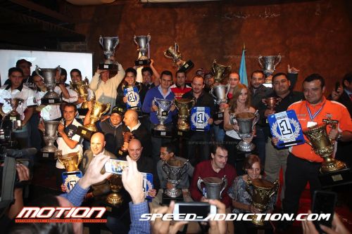 Premiación Campeonato Nacional de Automovilismo 2014