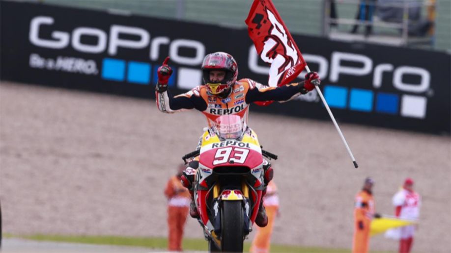Magnífica victoria de Marc Márquez en Alemania