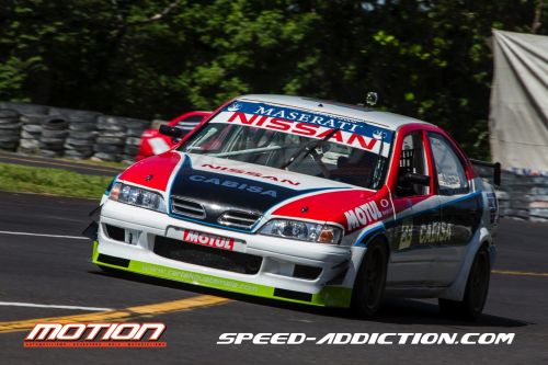 Luis Murga fue el ganador de la fecha en su Nissan.